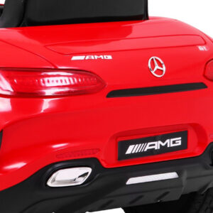 Mercedes Benz GT na akumulator dla dzieci Czerwony