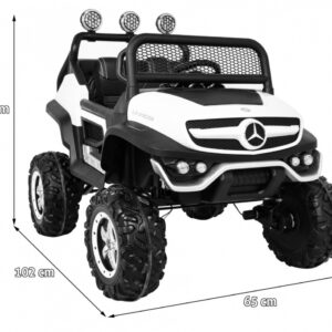 Mercedes Benz Unimog dla dzieci Biały