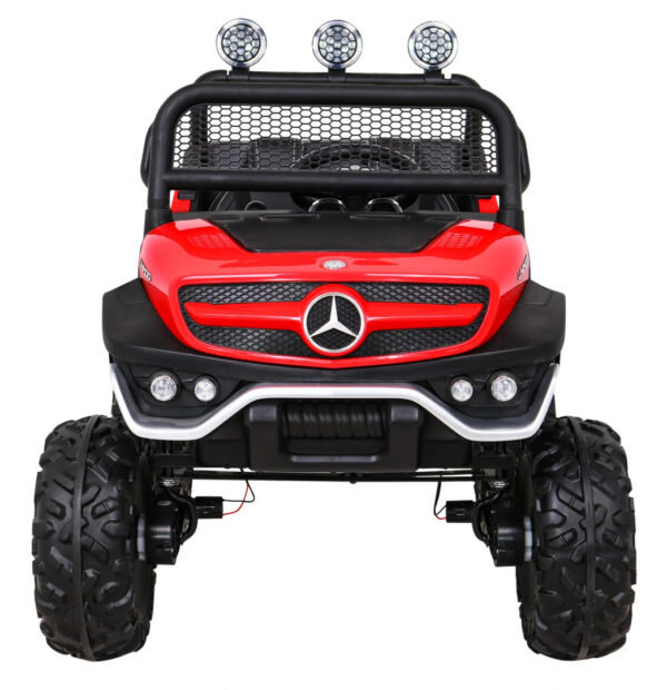 Mercedes Benz Unimog dla dzieci Terenowy Czerwony