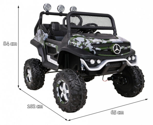 Mercedes Benz Unimog dla dzieci Lakier Moro