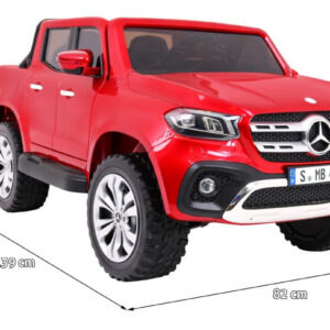 Mercedes Benz X-Class dla dzieci Lakier Czerwony Pickup
