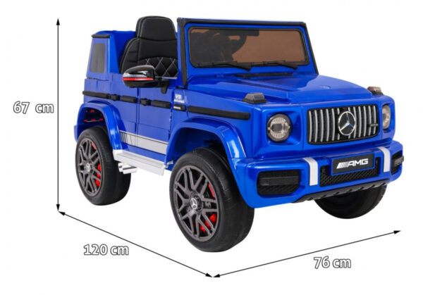 Mercedes AMG G63 dla dzieci Lakier Niebieski