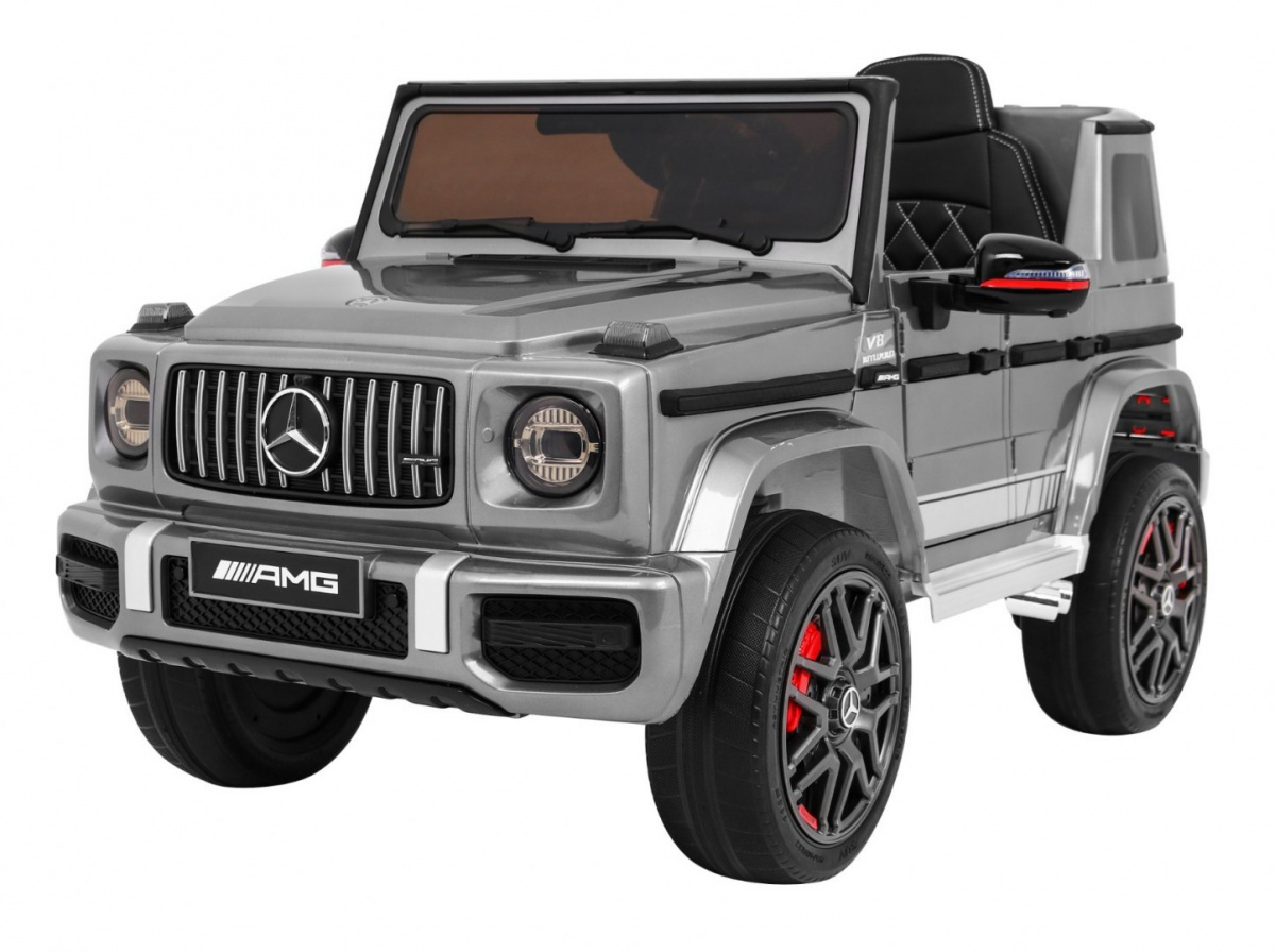 Mercedes AMG G63 dla dzieci Lakier Srebrny