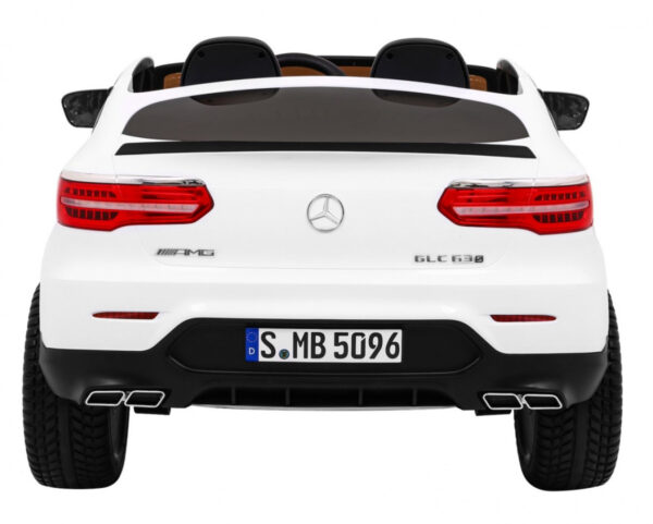 Auto Mercedes GLC 63S dla dzieci Biały SUV