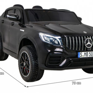 Auto Mercedes GLC 63S Czarne -  SUV dla dzieci