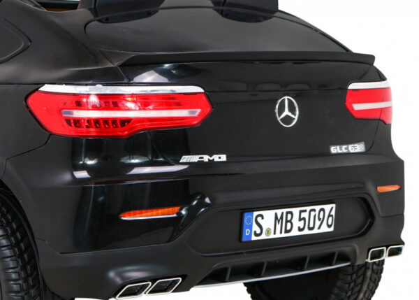 Auto Mercedes GLC 63S Czarne -  SUV dla dzieci