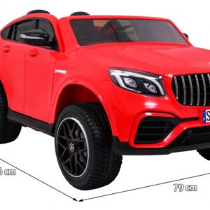 Auto Mercedes GLC 63S dla dzieci Czerwony Suv