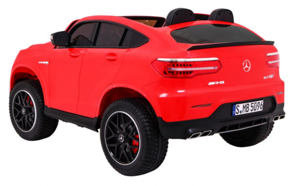 Auto Mercedes GLC 63S dla dzieci Czerwony Suv