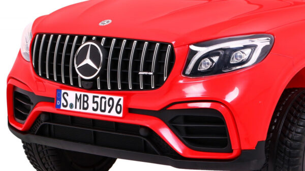 Auto Mercedes GLC 63S dla dzieci Czerwony Suv