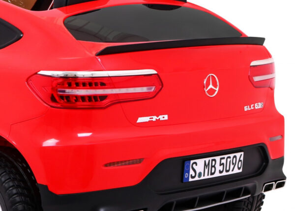 Auto Mercedes GLC 63S dla dzieci Czerwony Suv