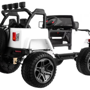 Auto terenowe typu jeep Monster 4x4 dla dzieci Biały