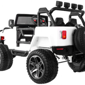 Auto terenowe typu jeep Monster 4x4 dla dzieci Biały
