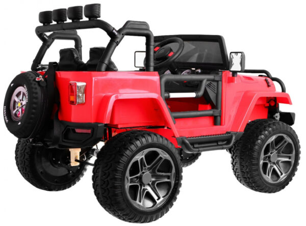 Auto terenowe typu jeep Monster 4x4 dla dzieci Czerwony