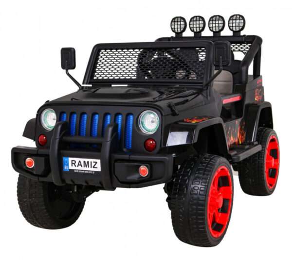 Autko terenowe Raptor Drifter Płomienie