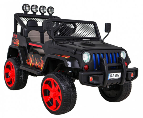 Autko terenowe Raptor Drifter Płomienie