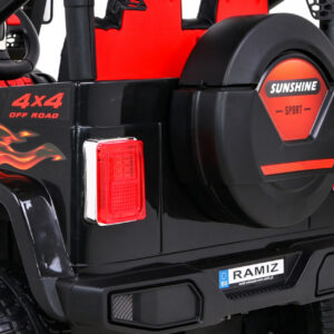 Autko terenowe Raptor Drifter Płomienie