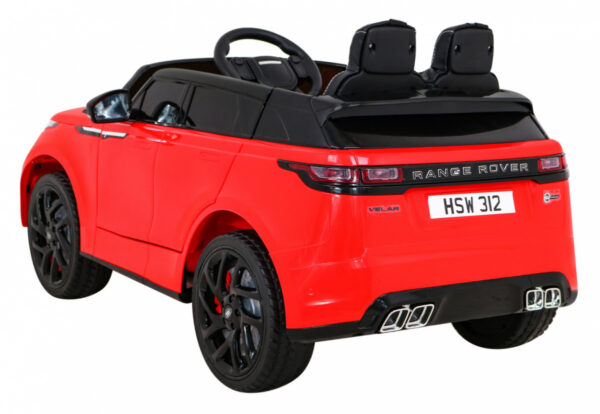 Range Rover Velar na akumulator Czerwony SUV