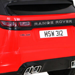 Range Rover Velar na akumulator Czerwony SUV