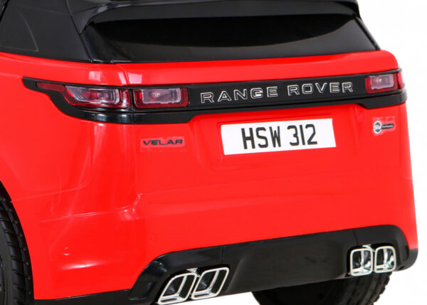 Range Rover Velar na akumulator Czerwony SUV