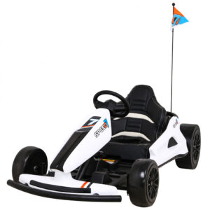 Gokart Speed 7 Drift King na akumulator dla dzieci Biały