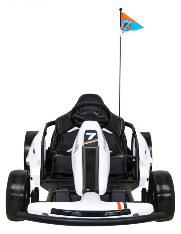 Gokart Speed 7 Drift King na akumulator dla dzieci Biały