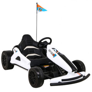 Gokart Speed 7 Drift King na akumulator dla dzieci Biały