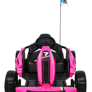 Gokart Speed 7 Drift King na akumulator dla dzieci Różowy