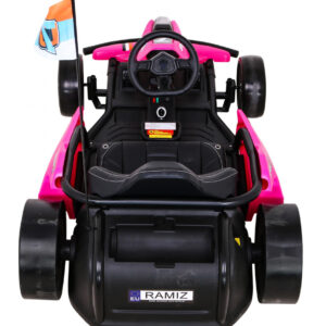 Gokart Speed 7 Drift King na akumulator dla dzieci Różowy