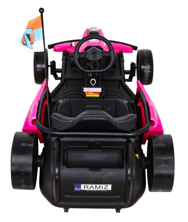 Gokart Speed 7 Drift King na akumulator dla dzieci Różowy