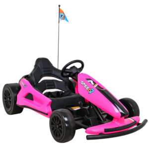 Gokart Speed 7 Drift King na akumulator dla dzieci Różowy
