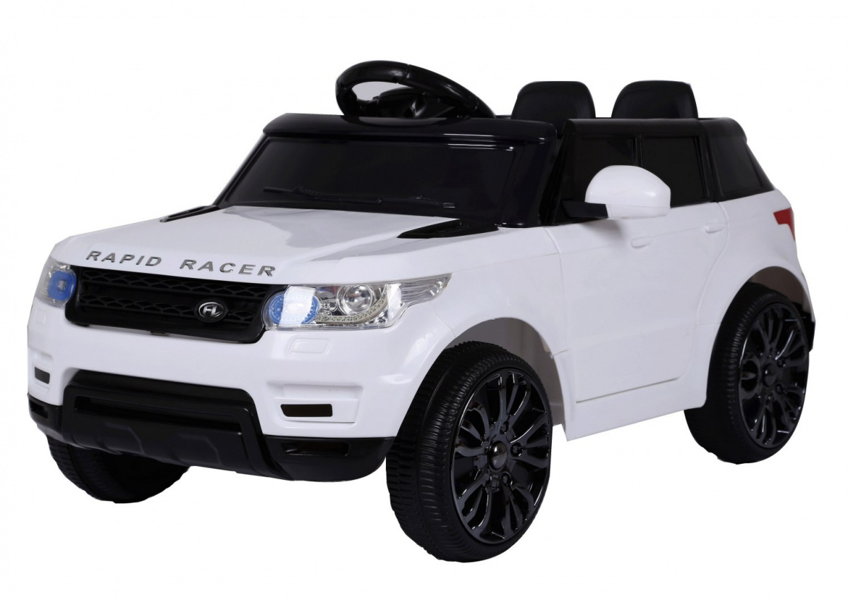 Autko Start Run na akumulator, Biały SUV