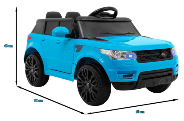 Autko Start Run na akumulator, Niebieski SUV