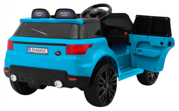 Autko Start Run na akumulator, Niebieski SUV