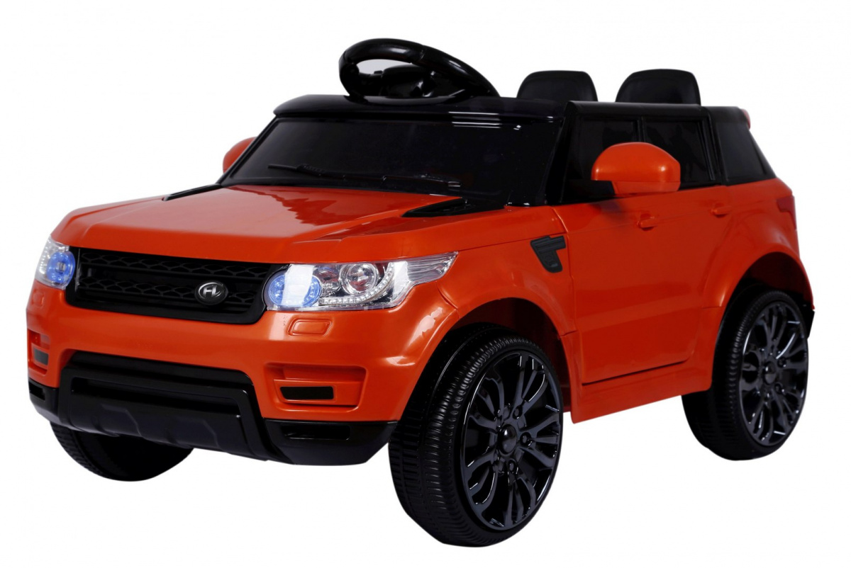 Autko Start Run na akumulator, Pomarańczowy SUV