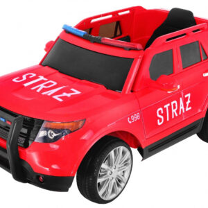 Auto SUV Straż Pożarna na akumulator dla dzieci