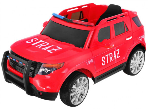 Auto SUV Straż Pożarna na akumulator dla dzieci