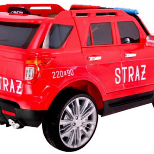 Auto SUV Straż Pożarna na akumulator dla dzieci