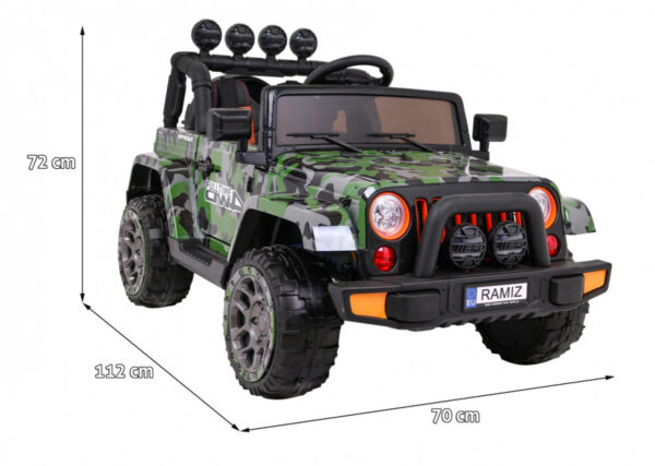Auto Terenowe Full Time 4WD dla dzieci Lakier Moro