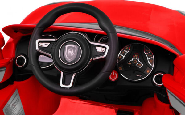 Autko Turbo-S na akumulator dla dzieci Czerwony Suv