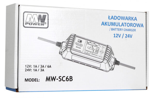 Ładowarka akumulatorowa z Wyświetlaczem LCD 12V i 24V