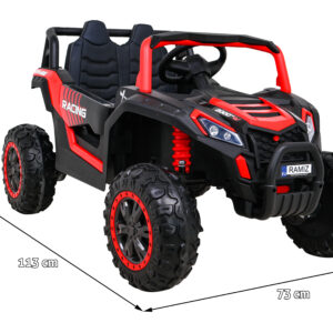 Buggy UTV 2000M Racing Auto na akumulator Czerwony