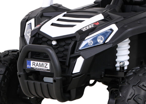 Buggy UTV 2000M Racing Auto na akumulator Biały
