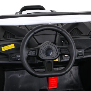 Buggy UTV 2000M Racing Auto na akumulator Biały