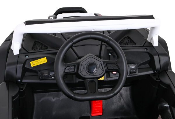 Buggy UTV 2000M Racing Auto na akumulator Biały