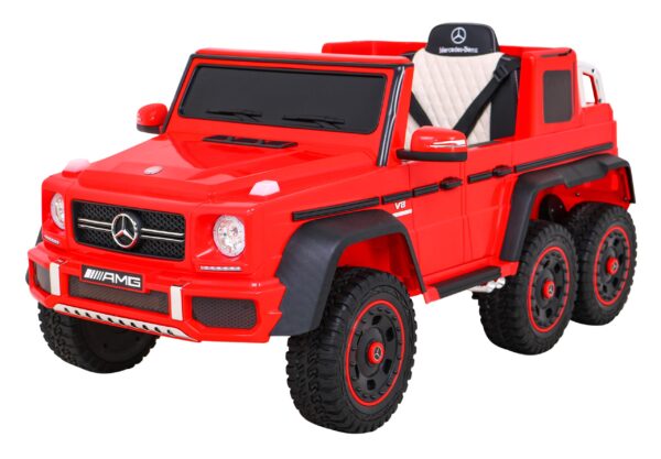 Mercedes G63 AMG Autko na akumulator Czerwony