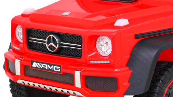 Mercedes G63 AMG Autko na akumulator Czerwony