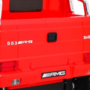 Mercedes G63 AMG Autko na akumulator Czerwony
