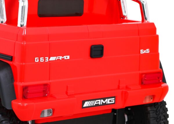 Mercedes G63 AMG Autko na akumulator Czerwony