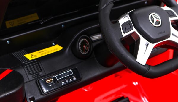 Mercedes G63 AMG Autko na akumulator Czerwony