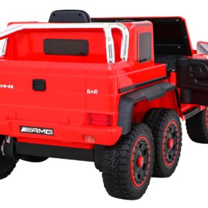 Mercedes G63 AMG Autko na akumulator Czerwony